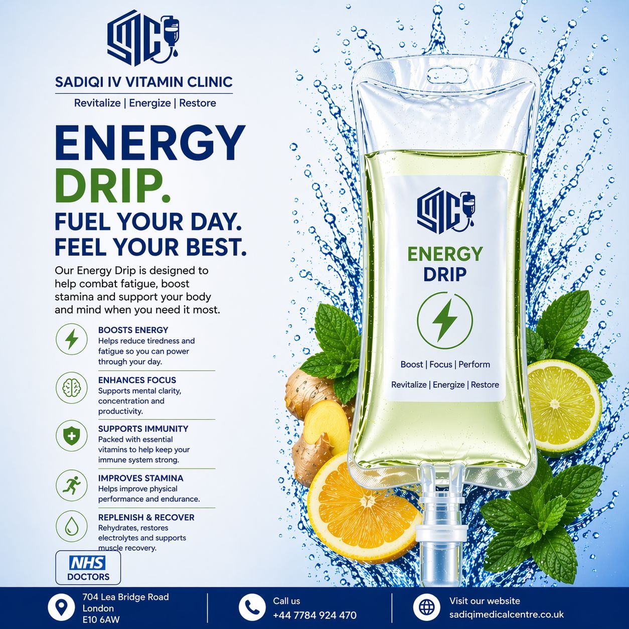 Energy Drip (Myers' Cocktail)